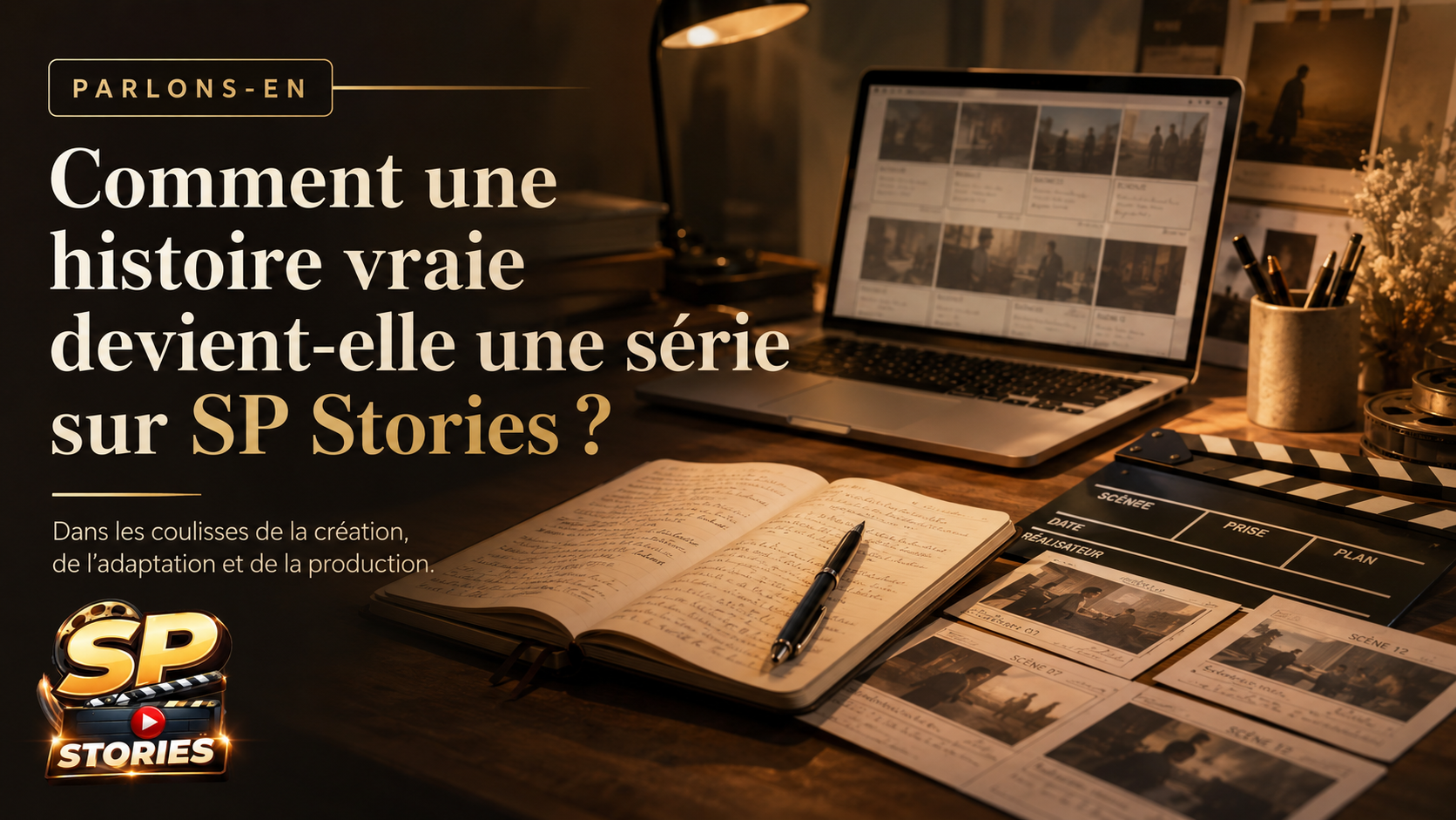 Comment une histoire vraie devient-elle une série sur SP Stories ?